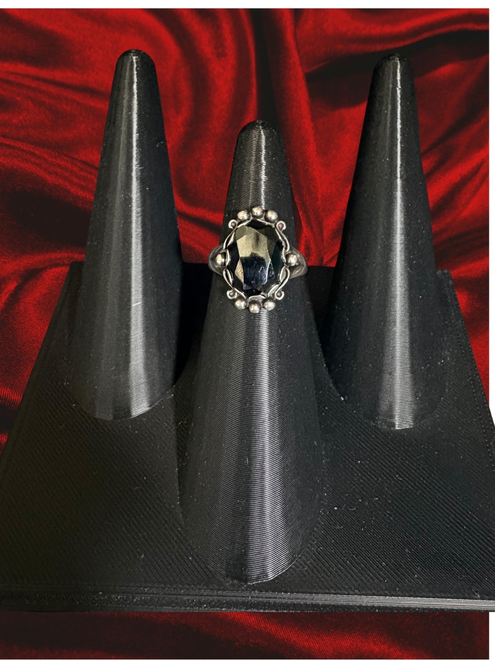 BELL TRADING POST hematite ring 7